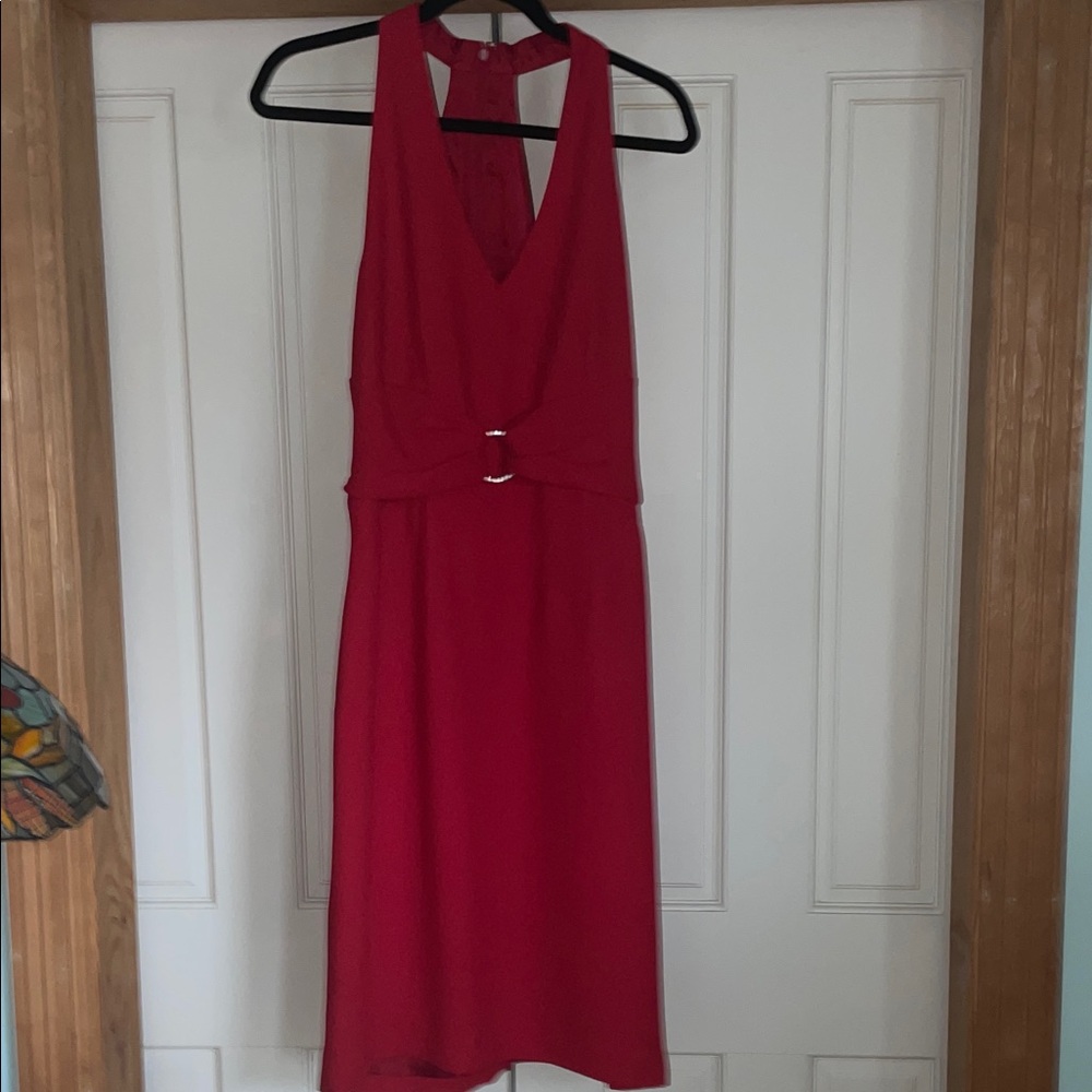 Donna Morgan Red Backless Dress